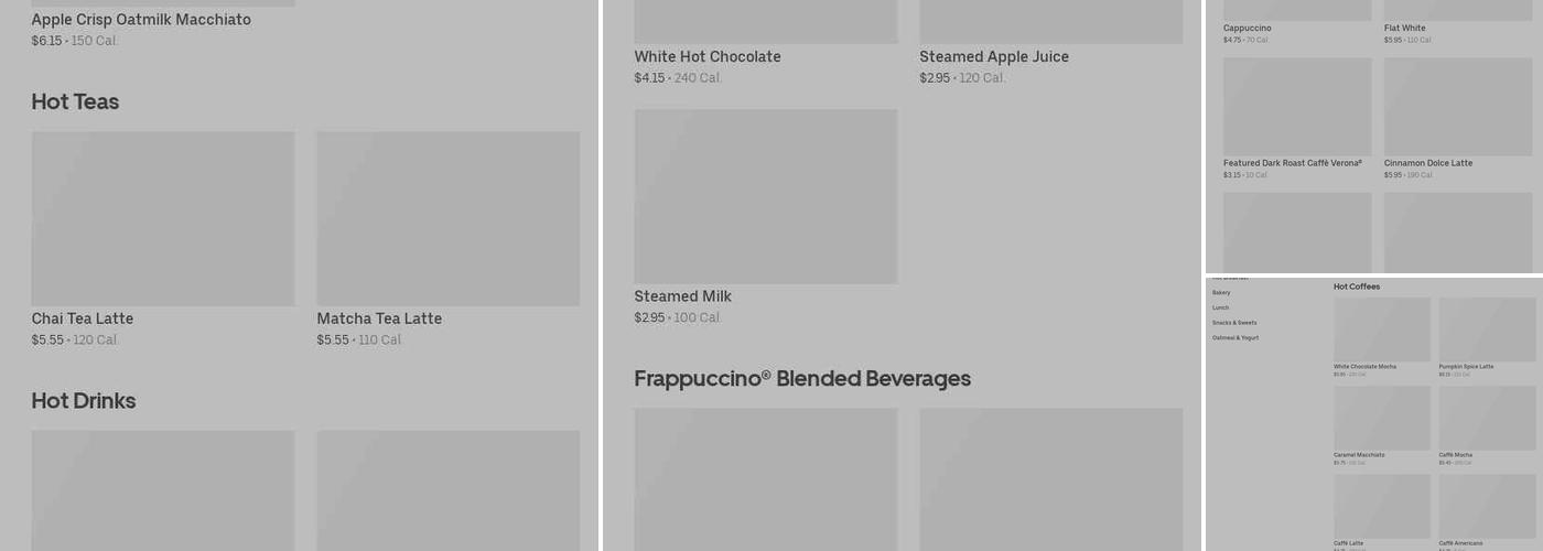 Starbucks Menu