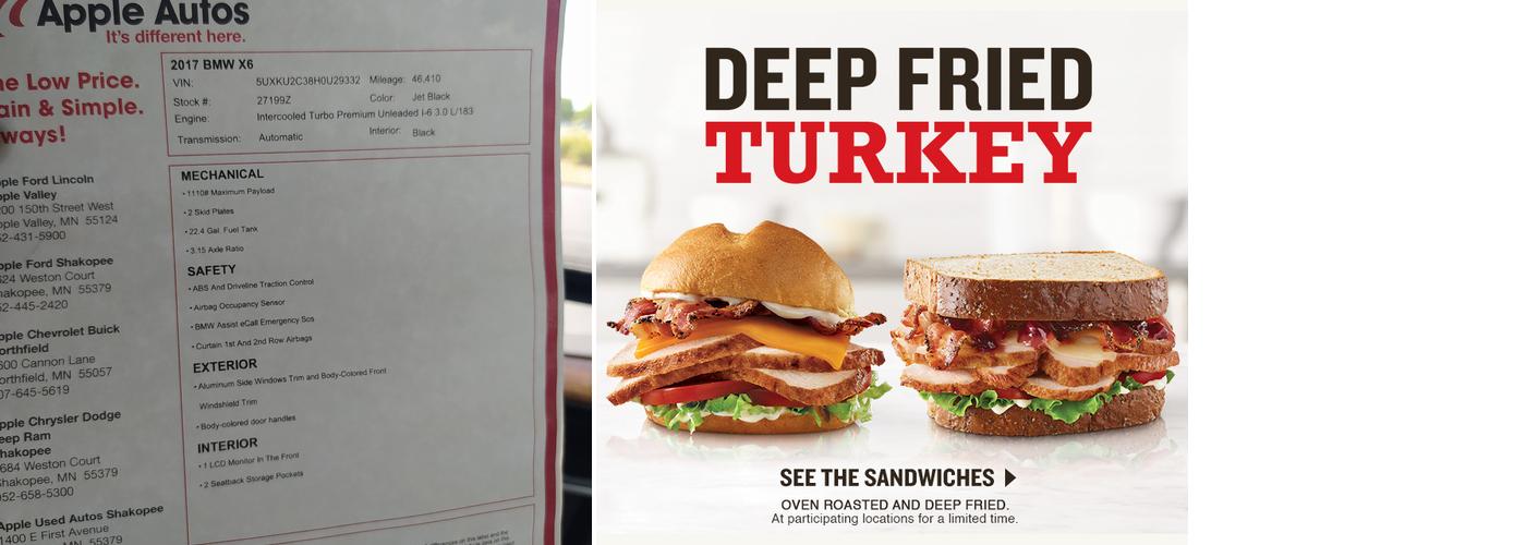 Arby's Menu