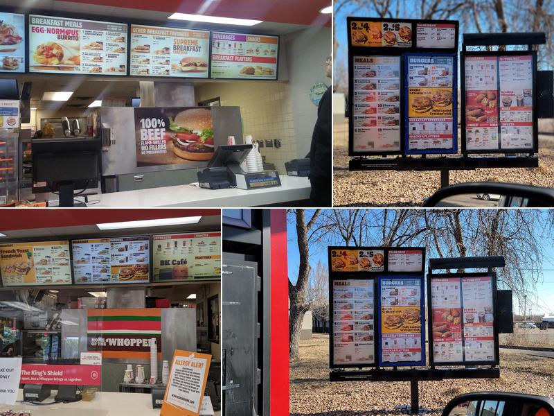 Burger King Menu