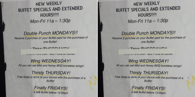 Pizza Hut Menu