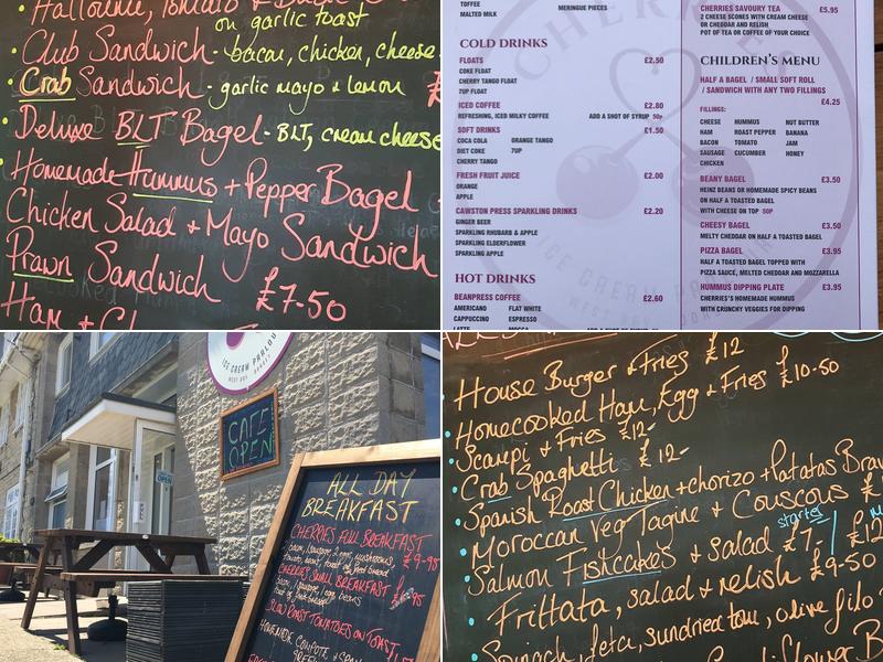 Cherries West Bay Menu