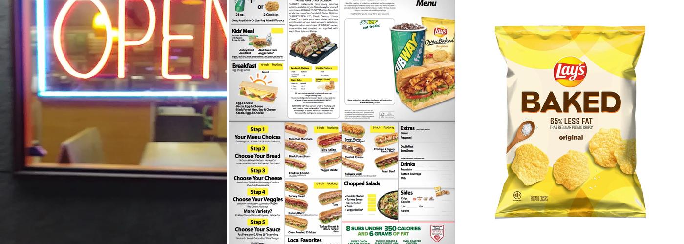 Subway Menu