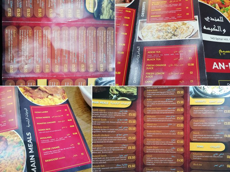 AL_NASEEM RESTAURANT Menu