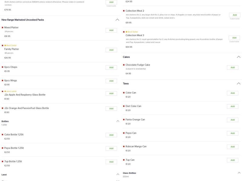 Royal King Grill Restaurant Menu