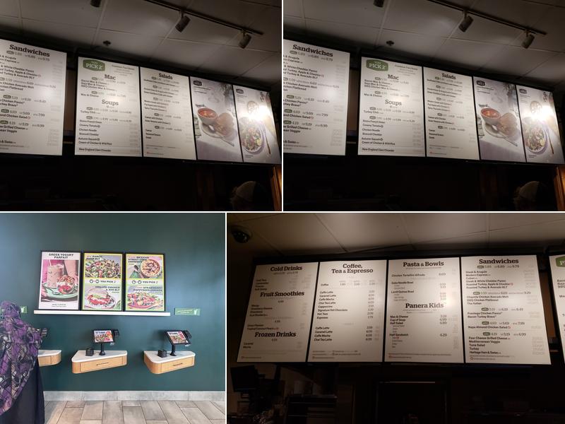 Panera Bread Menu