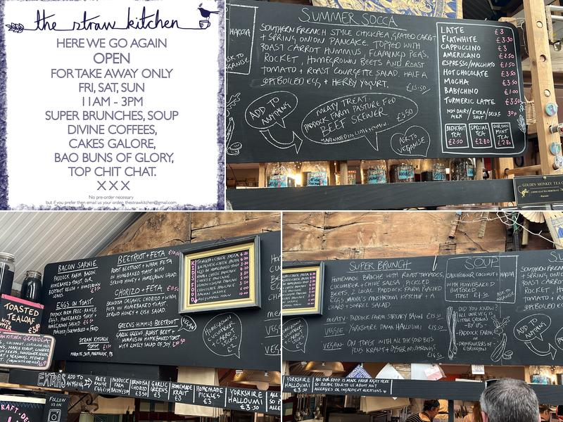 The Straw Kitchen Menu