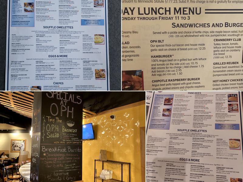 The Original Pancake House Menu