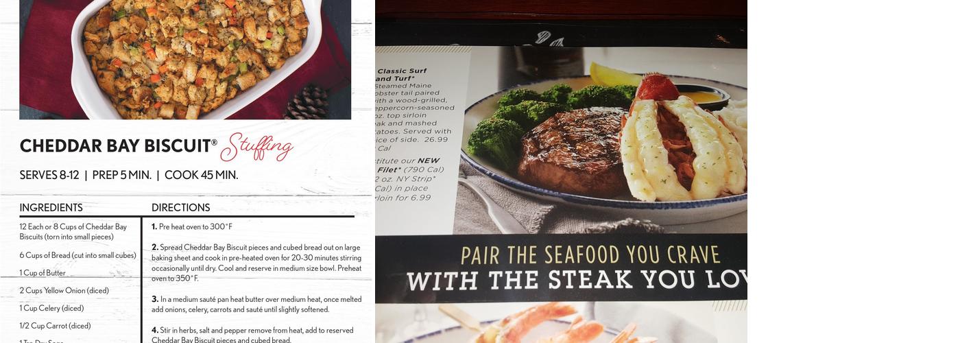 Red Lobster Menu