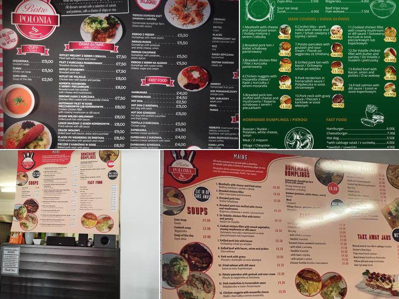 Bistro Polonia Menu