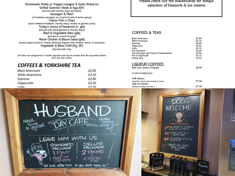 The Oddfellows Arms Menu