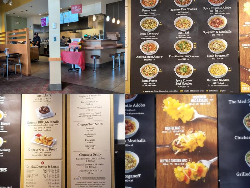 Noodles and Company Menu