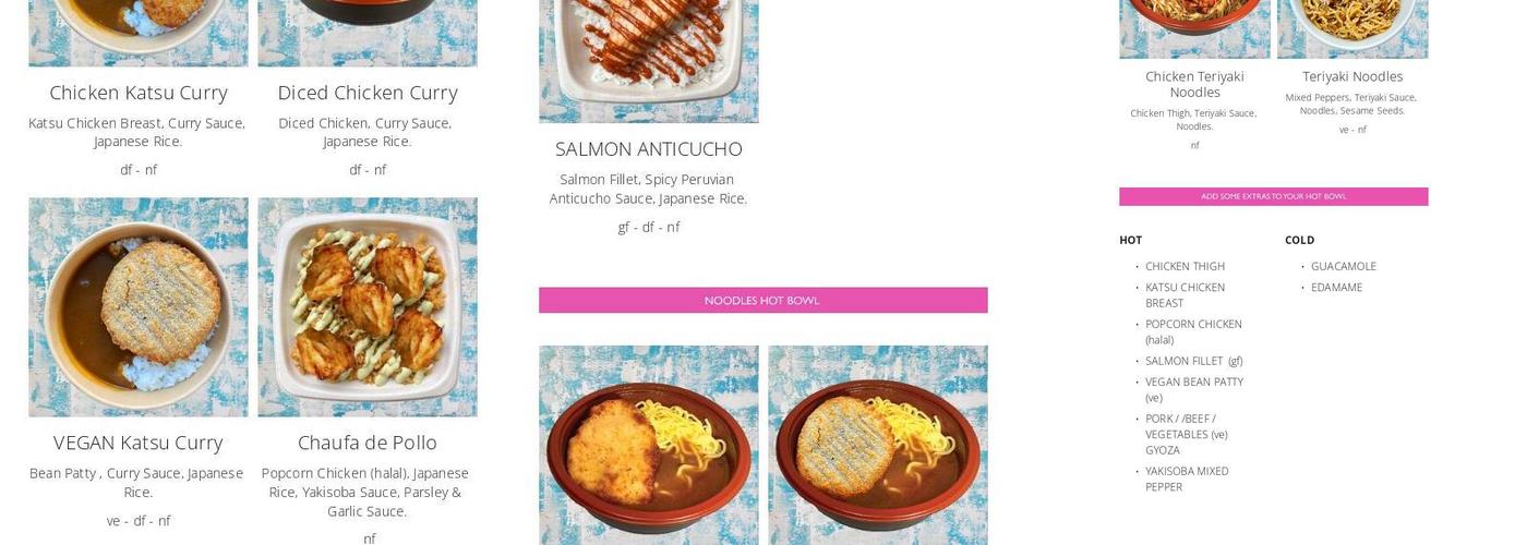 Waka - Japanese Peruvian Kitchen - More Town Menu