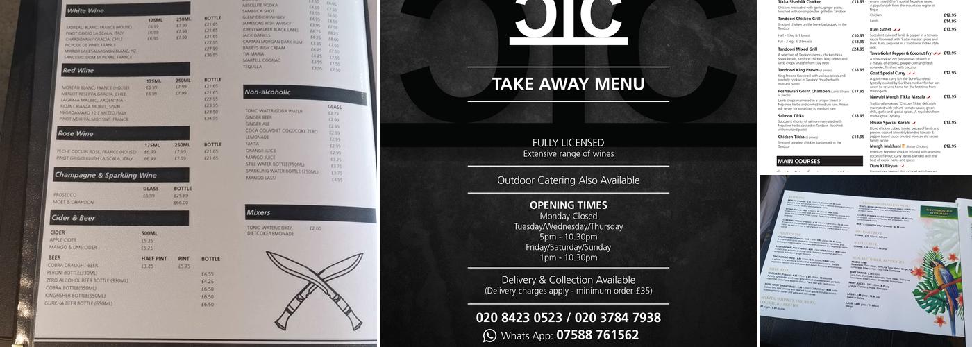 The Connoisseur Menu