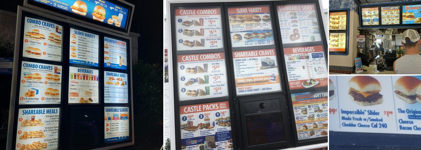 White Castle Menu