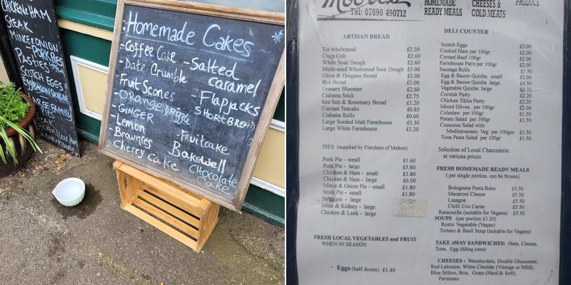 Delicatessen Moore's Freshly Made Sandwiches Menu