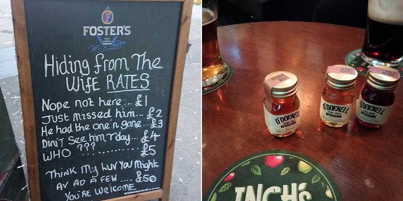 The Golden Lion Menu