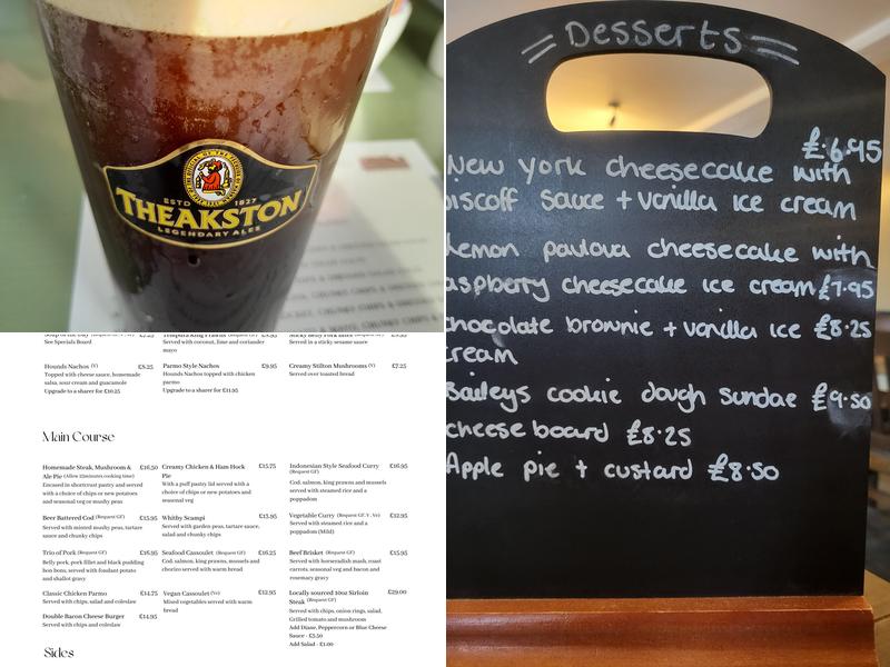 The Hare & Hounds Menu