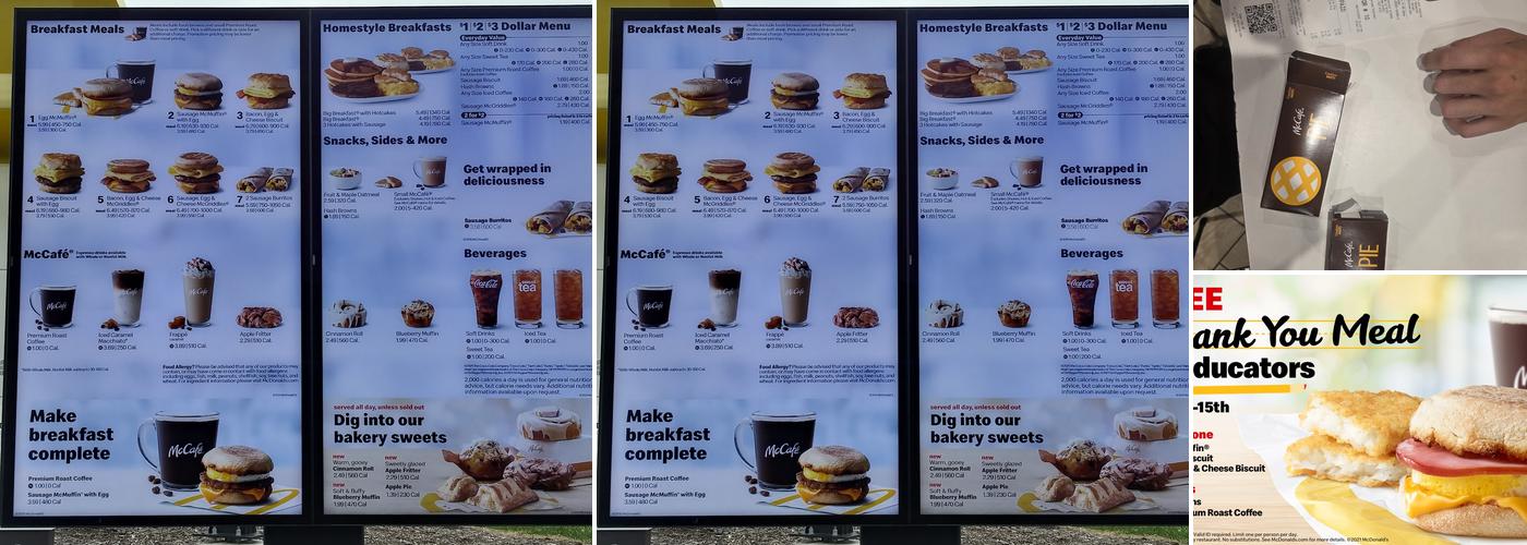 McDonald's Menu