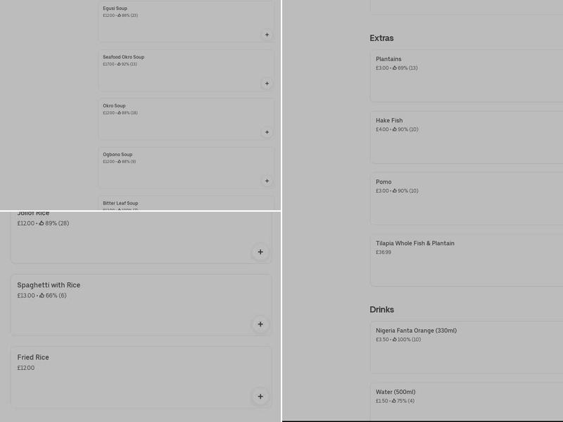 Mimi’s Kitchen Menu