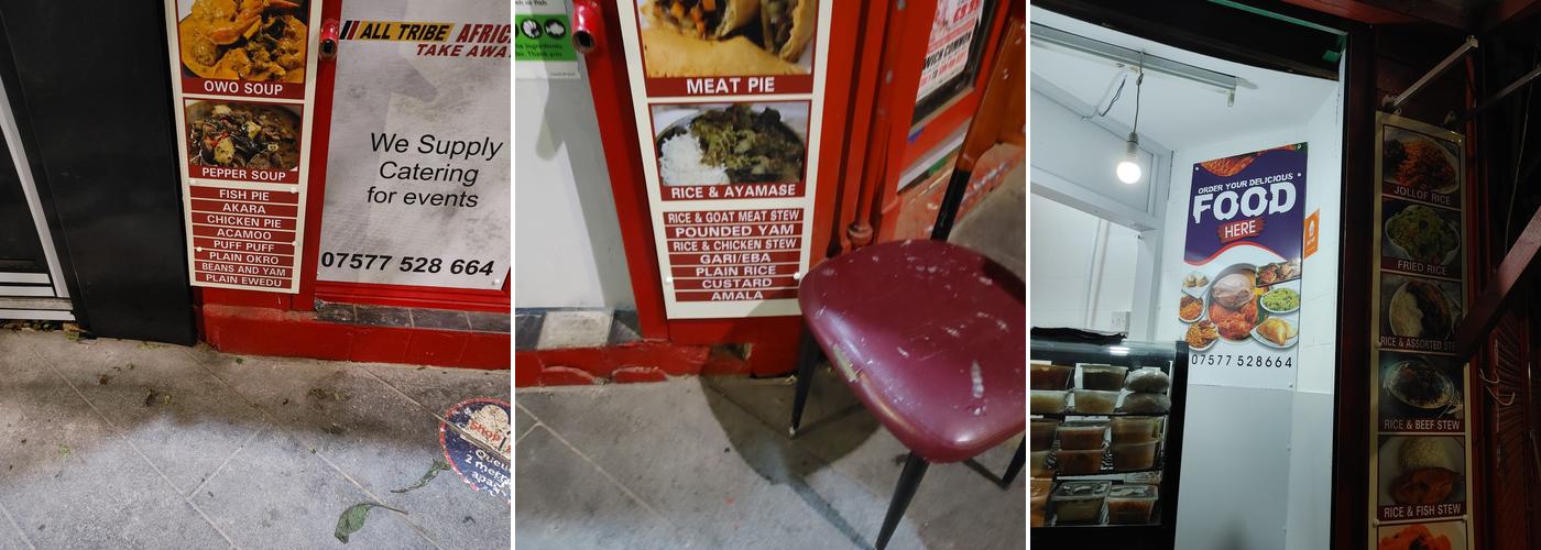 All Tribe Restaurant Menu