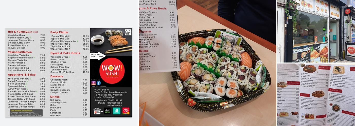 Wow!Sushi Menu