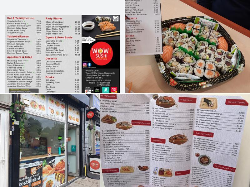 Wow!Sushi Menu