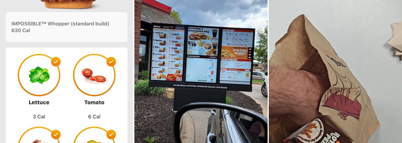 Burger King Menu