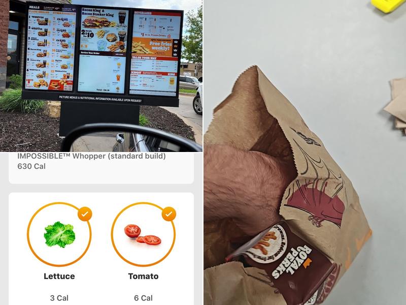 Burger King Menu