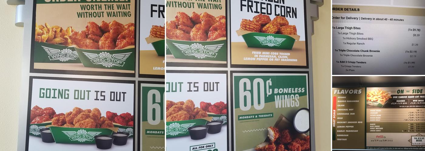 Wingstop Menu