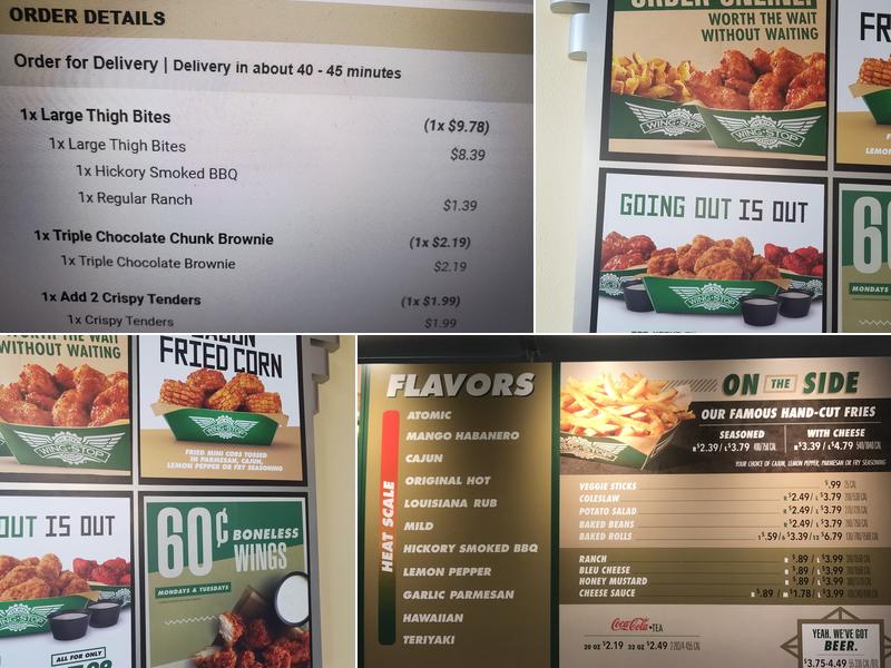Wingstop Menu