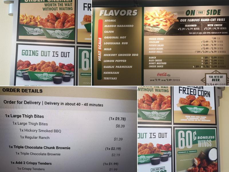 Wingstop Menu