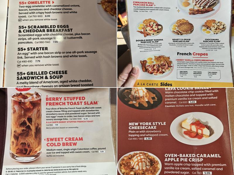 Denny's Menu