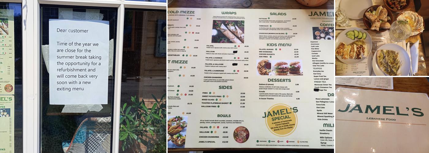 Jamel’s Menu