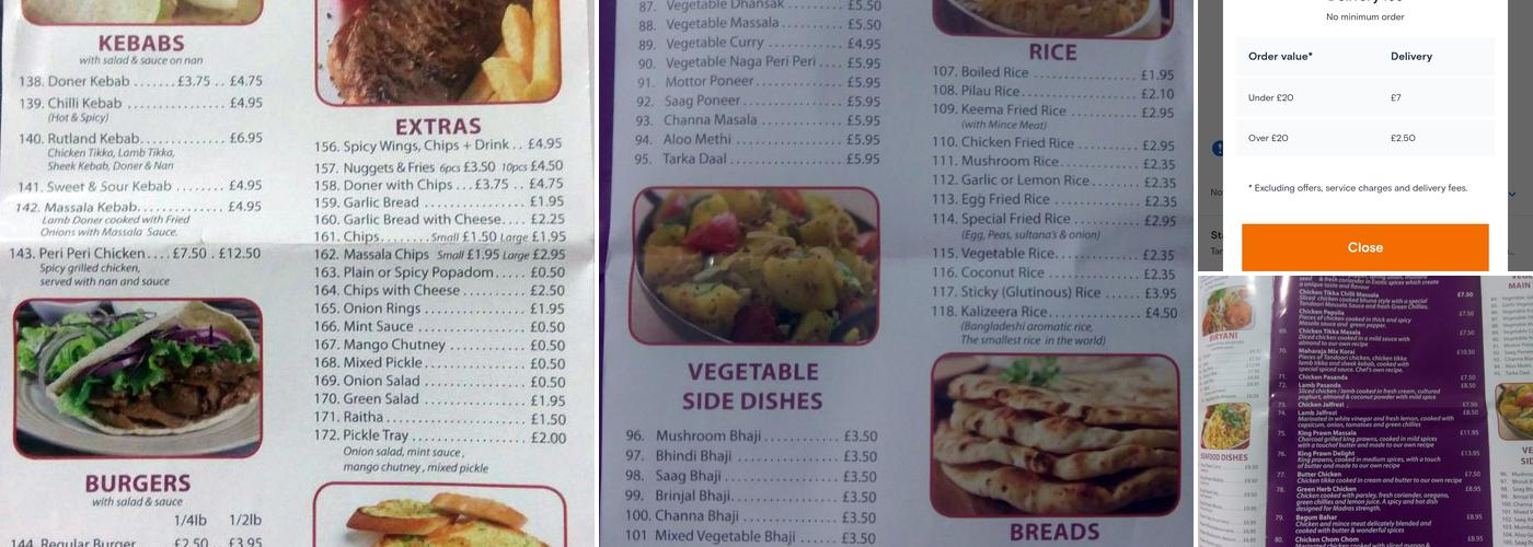 Hannans Spicy Cuisine Menu