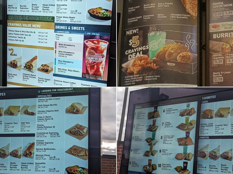 Taco Bell Menu