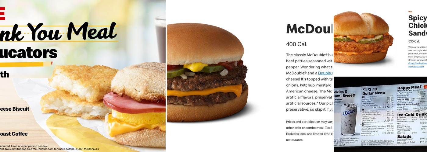 McDonald's Menu