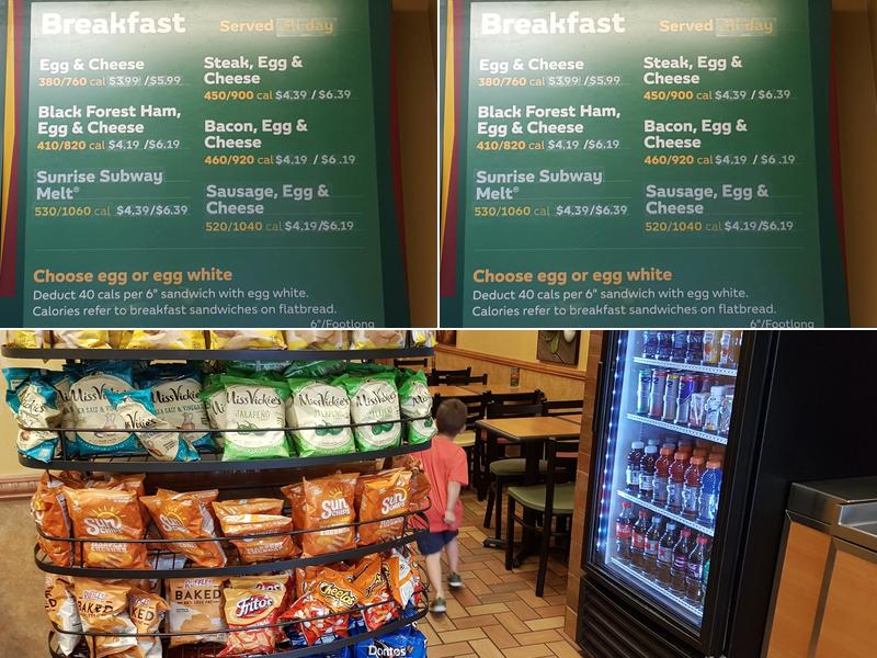 Subway Menu