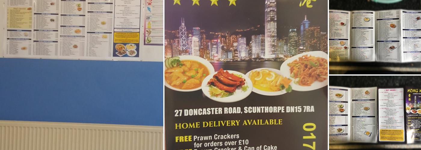 Hong Kong Fast Food menu Menu