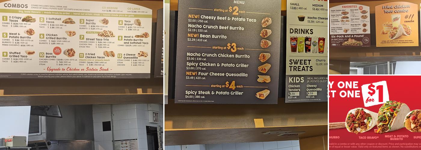 Taco John's Menu
