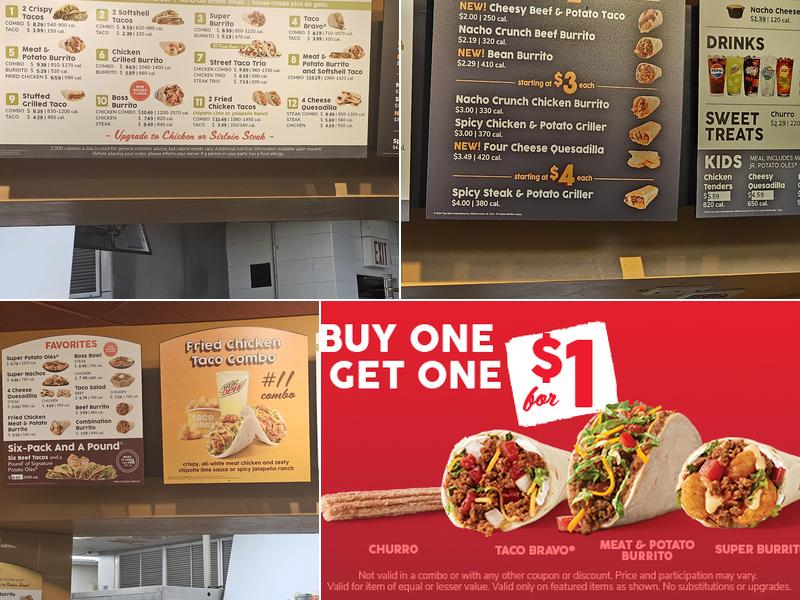 Taco John's Menu