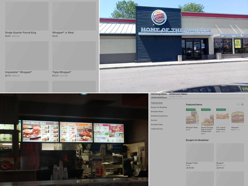 Burger King Menu