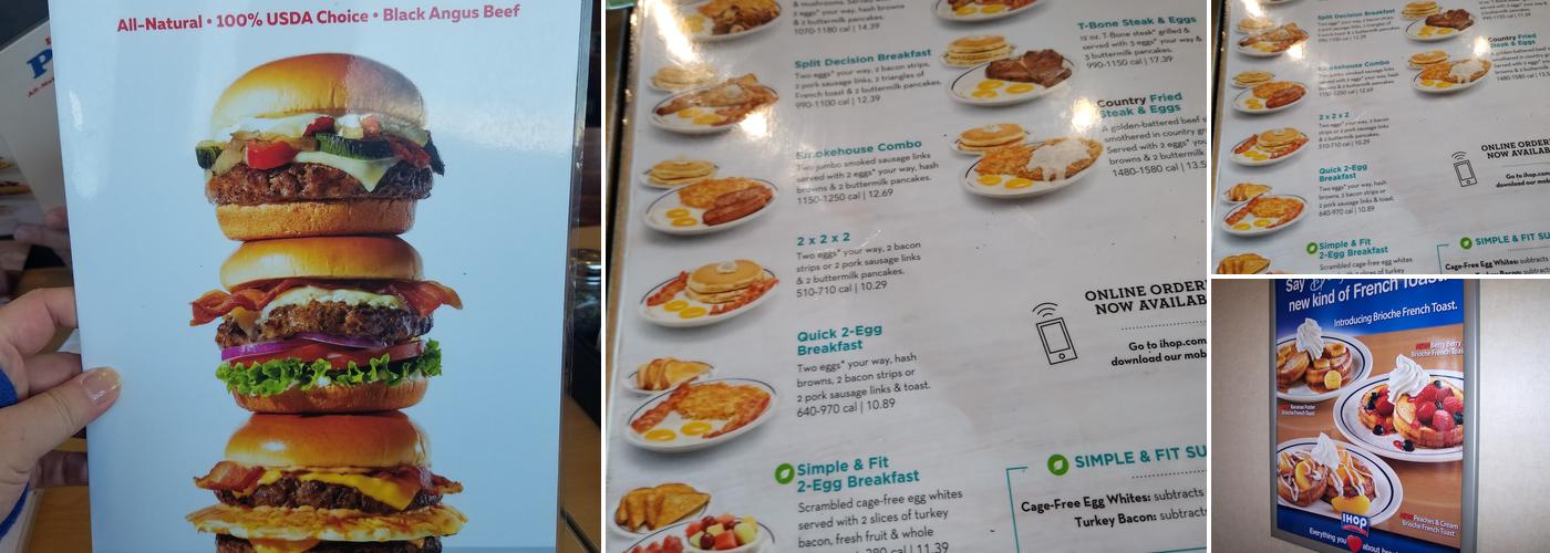 IHOP Menu