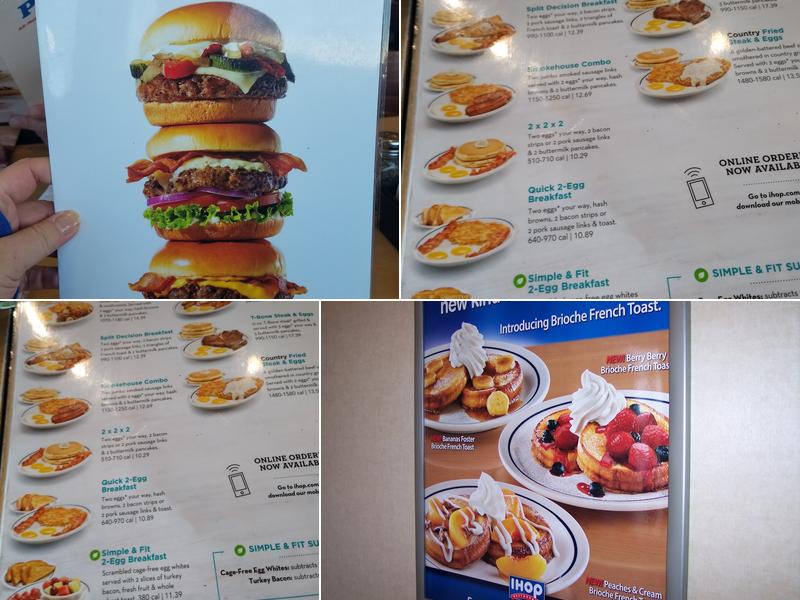 IHOP Menu
