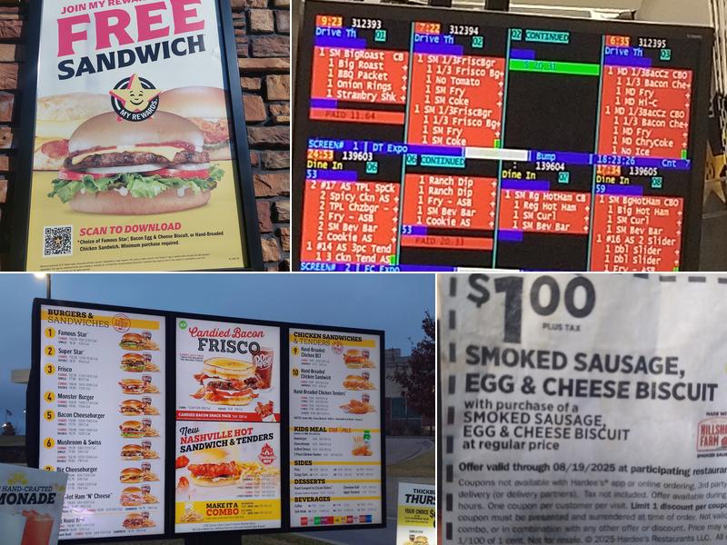 Hardee’s Menu