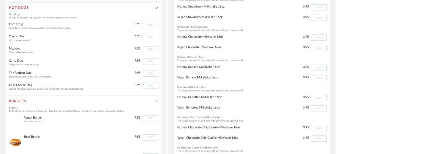 South Side Diner Menu