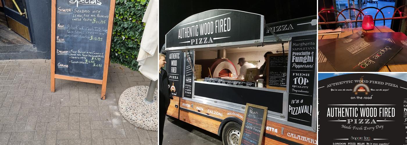 Sapore Vero Italian Restaurant and Pizzeria Menu