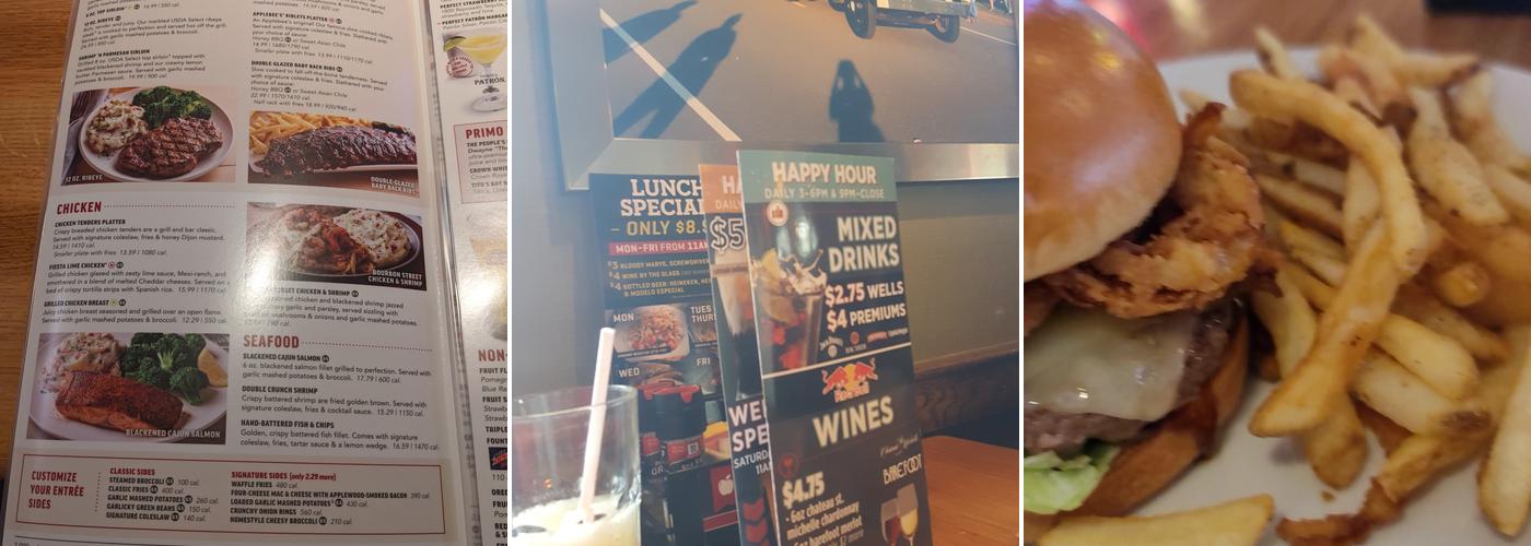 Applebee's Grill + Bar Menu