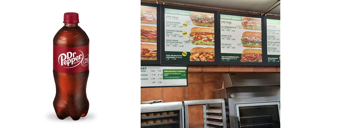 Subway Menu