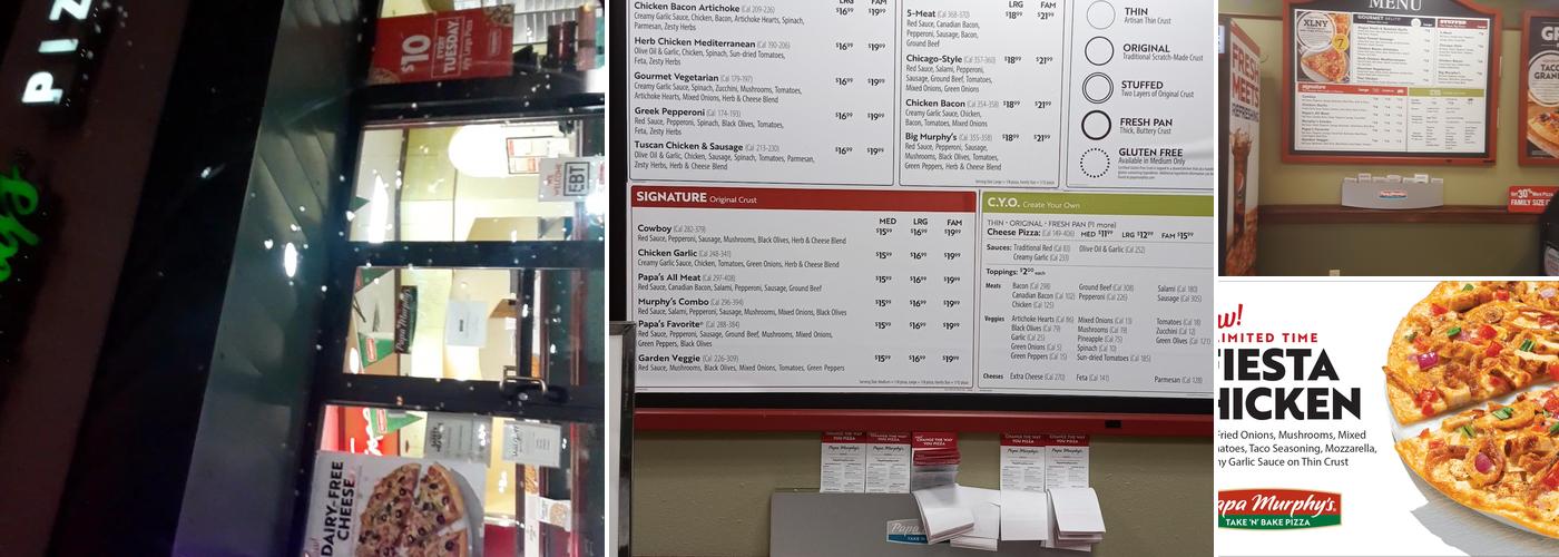 Papa Murphy's | Take 'N' Bake Pizza Menu