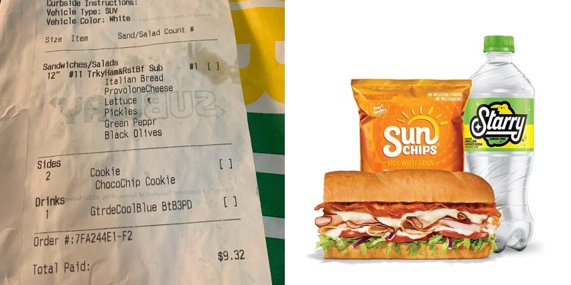 Subway Menu